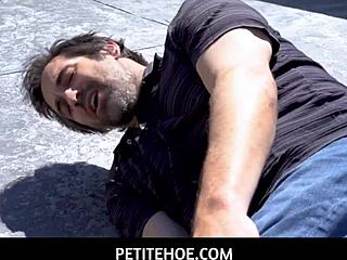 Petitehoe Sees Young Maya Woulfe Squirt Orgasm For Neighbor Donnie Rock