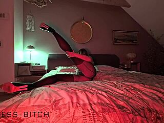 Secretary pantyhose grey silk top heels rides boss cock cums in nylon.