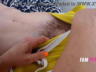 Hey, scrawny stepson always scores when stepdad messes up with Mona Azar