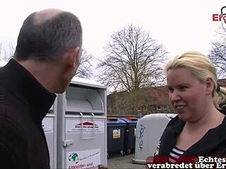 hey fat german housewife wanna fuck with grandpa on street?