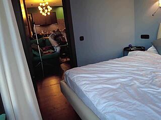 Hotel cleaning lady deepthroats fat pig's cock until massive facial cumshot!