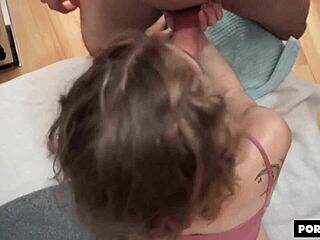 Austrian 18yo Petite Cutie Seduces Strangers For Vienna Street Threesome Fuck