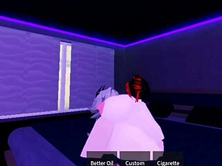 innocent schoolgirl gets surprised by futa big cock anal creampie home fuck