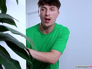 Young Stud Watches Stepmom Stuff Toys In Mature Pussy And Tits