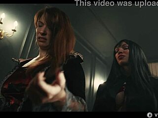 קוספליי וומפירלה של אוקטוקורו מוביל לדומינציה לסבית חרמנית וסקייסינג עם סטה ג'ונס