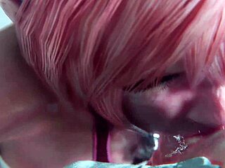 cute hentai babe deepthroats for creamy 3d throatpie cumshot