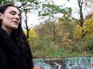 german scout picks up pink bush saggy tits alexa for rough deepthroat casting fuck