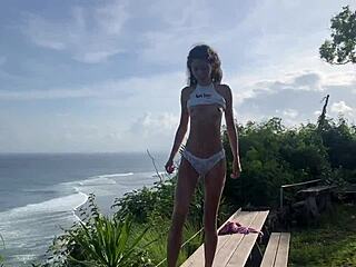 security guard catches skinny teen naughty in garden fucks her pov creampie