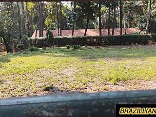 comi a novinha no matagal with big cock pounding her tight pussy