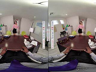kenzie ready to fuck your cock hard right on your office desk?