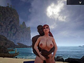 Milf albă curbată cu fund mare tite mari Serenia ia primul BBC de la Nero pe plajă hardcore outdoor