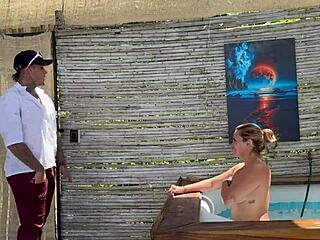 Lost Colombian Girl Faces Big Cock Forest Fuck in Lonely Home with Wet Pussy and Huge Tits