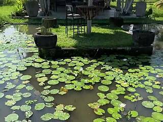 public cumwalk cafe pasta topped with fresh sperm facial