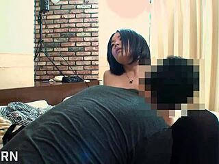 Real japanese teen takes homemade creampie after intense missionary fuck