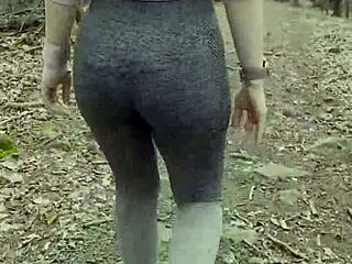 hey forget the hike lets just cum inside me right here in this public park