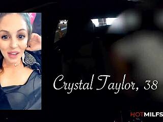 Milf Crystal Taylor's Camera Debut Delivers Genuine Orgasm Explosion