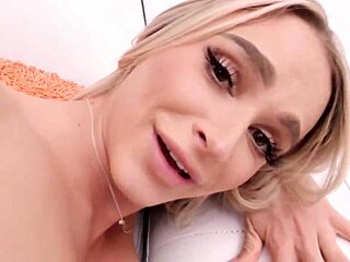 Gorgeous tall blonde Emma Hix takes rough pounding
