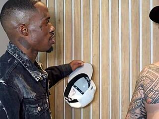 Watch cuckold humiliated as BBC chokes gags fucks blonde wife deep rough missionary