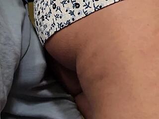 stranger gropes juicy blonde pussy penis on train cums underwear