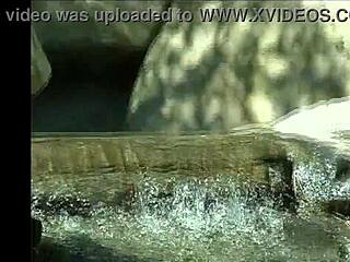 Blonde Coed Licks and Fucks in Outdoor College Orgy