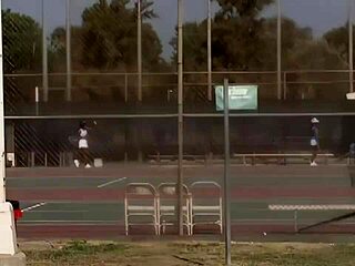 me and my buddy we take on these two thick ebony milfs anal threesome pounding non-stop!!