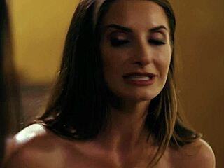 Curious how big tits milf seduces lesbian for fingering and muff diving fun?