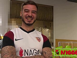 Watch Jennifer Dominic's Massive 3-Kilo Tits as Mulatto Latina Deflowers Young Stud Bent Over