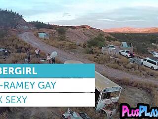 curvy milf gia ramey strips naked poses wild outdoors after hot tease