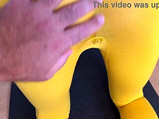 mom's fit friend yoga wet pussy tease turns doggystyle pounding