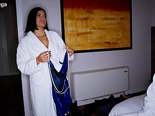 sheila ortega's juicy big tits and pussy devoured by bodybuilder snake
