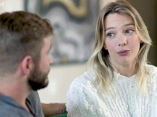 kenna james lures family friend to stuff her shaved tight pussy cowgirl style gp3268