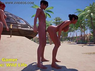wild life milana's anal sex in the game has all guys hooked