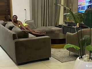 Christmas naughty talk turns into hardcore ebony pounding, right?