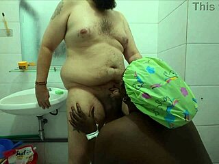 fucking my black wife bareback in shower then bedroom vibrator finish