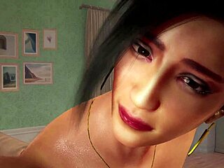 asian hentai babe with big boobs takes anal pounding, titty fuck, and squirting orgasm in 3d!