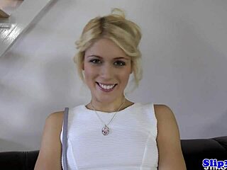 Czech Babe Sucks Old British Cock Then Rides Hard
