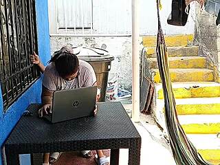 outdoor sex with hot big ass mexican neighbor doggystyle moaning