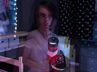 whoa, jill's curvy hentai tits bounce helping with christmas decor in being a dik! 🎄🍆💦