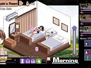 Summer Memories Hentai MILF masturbates to creampie climax in game scenes