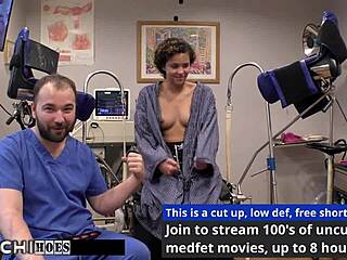 doctor tampa straps rebel wyatt down for mandatory hitachi vibrator pussy orgasm