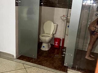 Dude shower banging my big ass 18-year-old sister-in-law up close