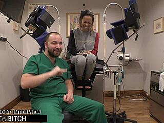 backstage with doctor tampa he BLASTS kalani luana's latina ass with hot CUM after riding his cock in hospital