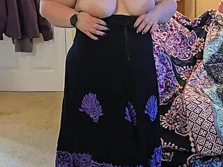 what if this bbw's black dress hides curves that demand a closer look before stripping bare?