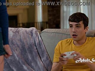 gamer finds stepmoms sensitive spot during play