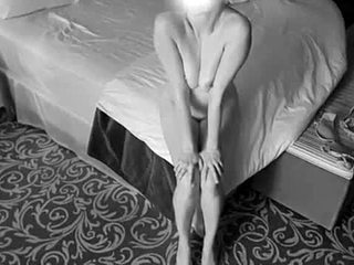 Beautiful Wife Masturbates in Hotel Room