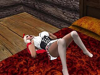 Secondlife's Lil Red gets off on her own