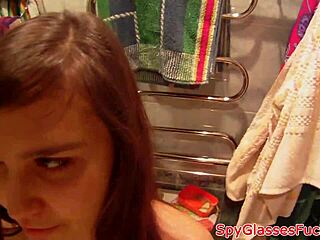 POV sex with European amateur on hidden cam