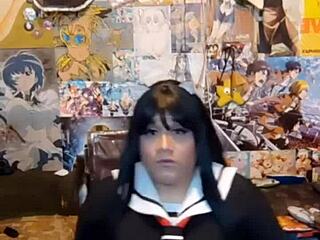 Large breasted tranny in a hot cosplay clips