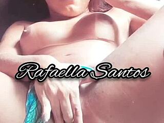 Rafaella Santos takes on a big, hard cock in this anal video