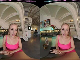 Virtual reality masturbating with Anna Claire Clouds